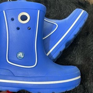 Crocs Jaunt Rain Boots Kid's royal blue